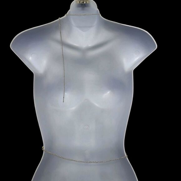 Brand New Yellow With Silver Rhinestone Mesh Body Fishnet Bra Cover - Picture 5 of 6